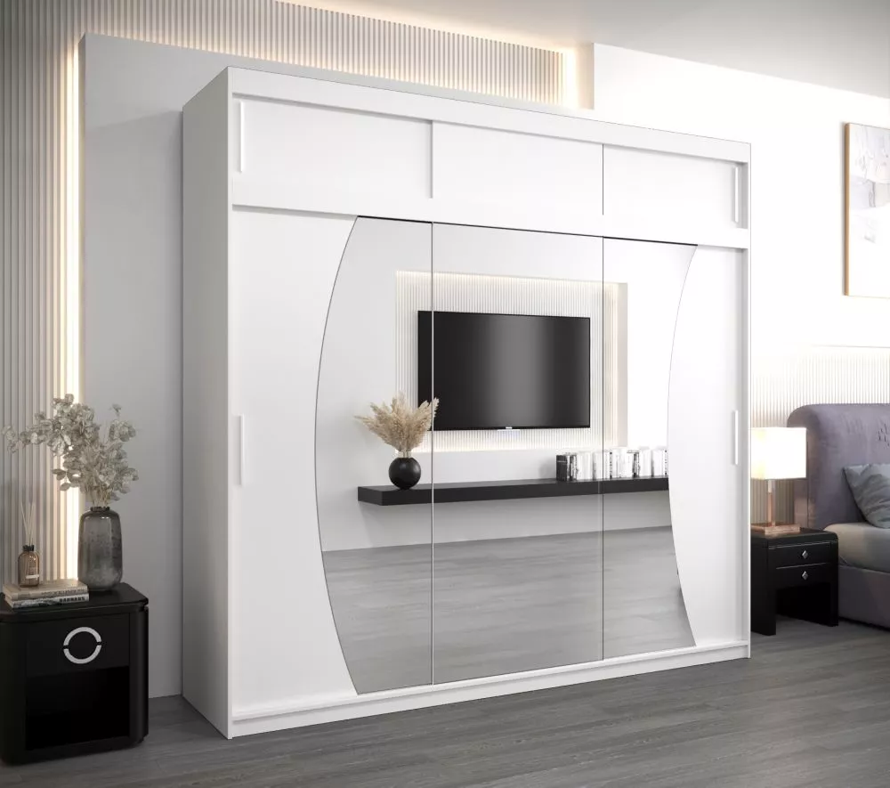 Skapis Wave Dream Premium · Balts · 250 × 62 × 240 cm