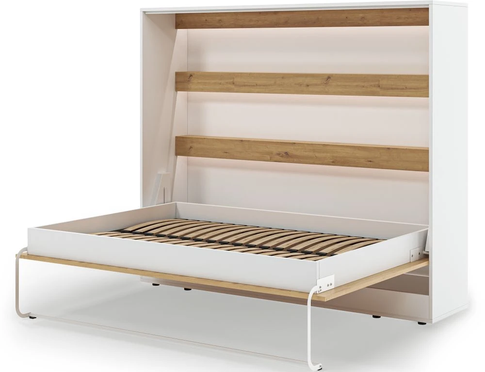 Gulta Devesto Poziom ar stelāžu Guļamvietas platums: 140 cm, Korpusa krāsa: balts, Guļamvietas garums: 200 cm, stelāžas 