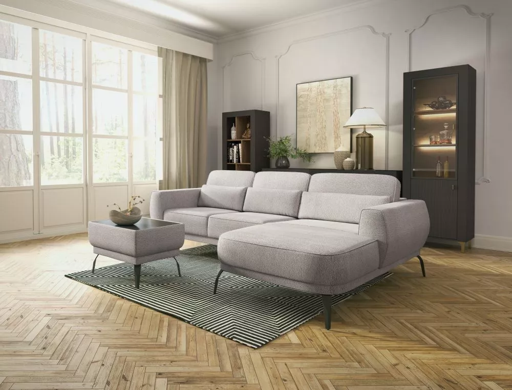 Dīvāns Velumo 1 standard · Bēšs · 182 × 296 × 85 cm