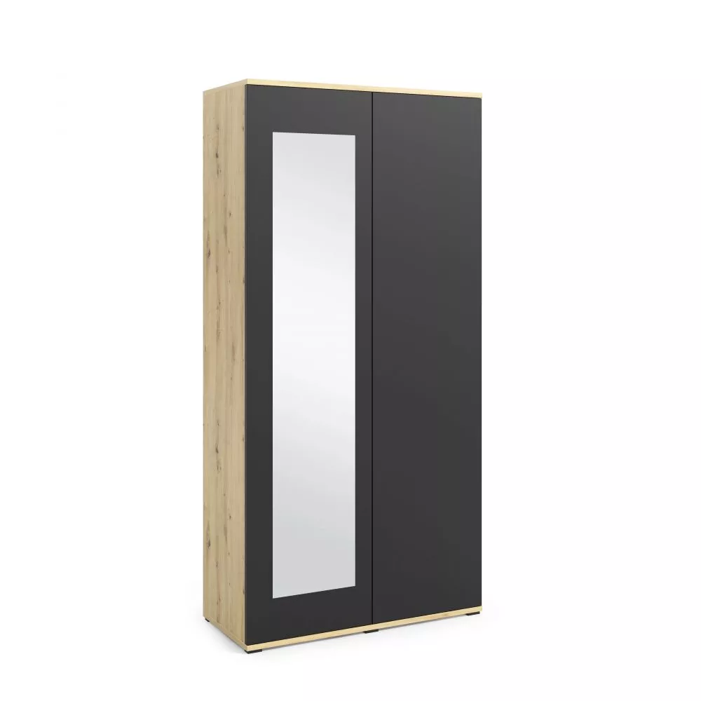 Skapis Amelia 90 L Lux · 90 × 40 × 185 cm