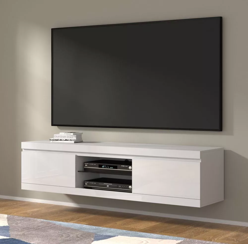 TV tumba Net Classic · Balts · 180 × 40 × 46 cm