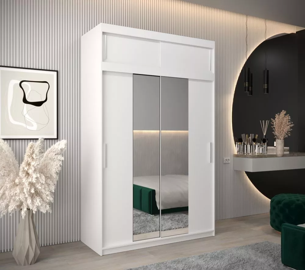 Skapis Tokyo 1 Plus · Balts · 150 × 62 × 240 cm