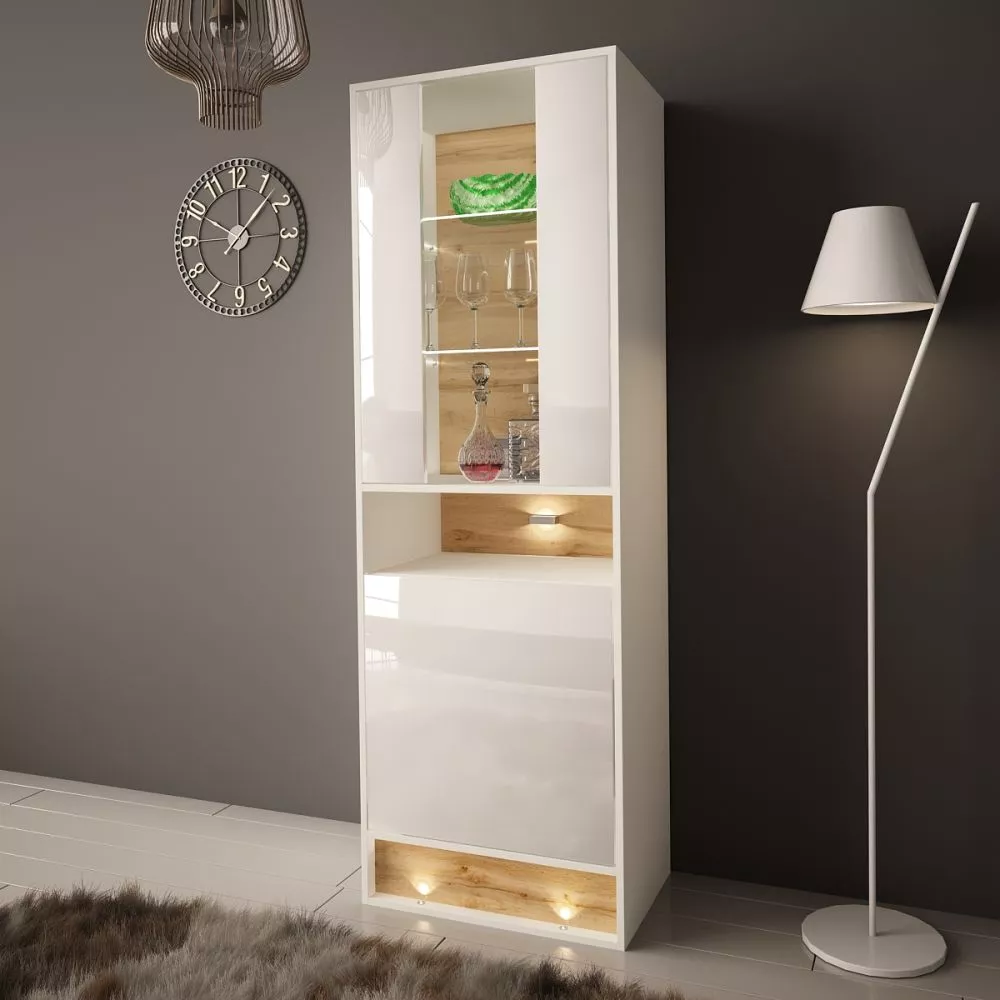 Sekcija Visionary W ar LED Korpusa krāsa: balts, · 60 × 40 × 180.6 cm