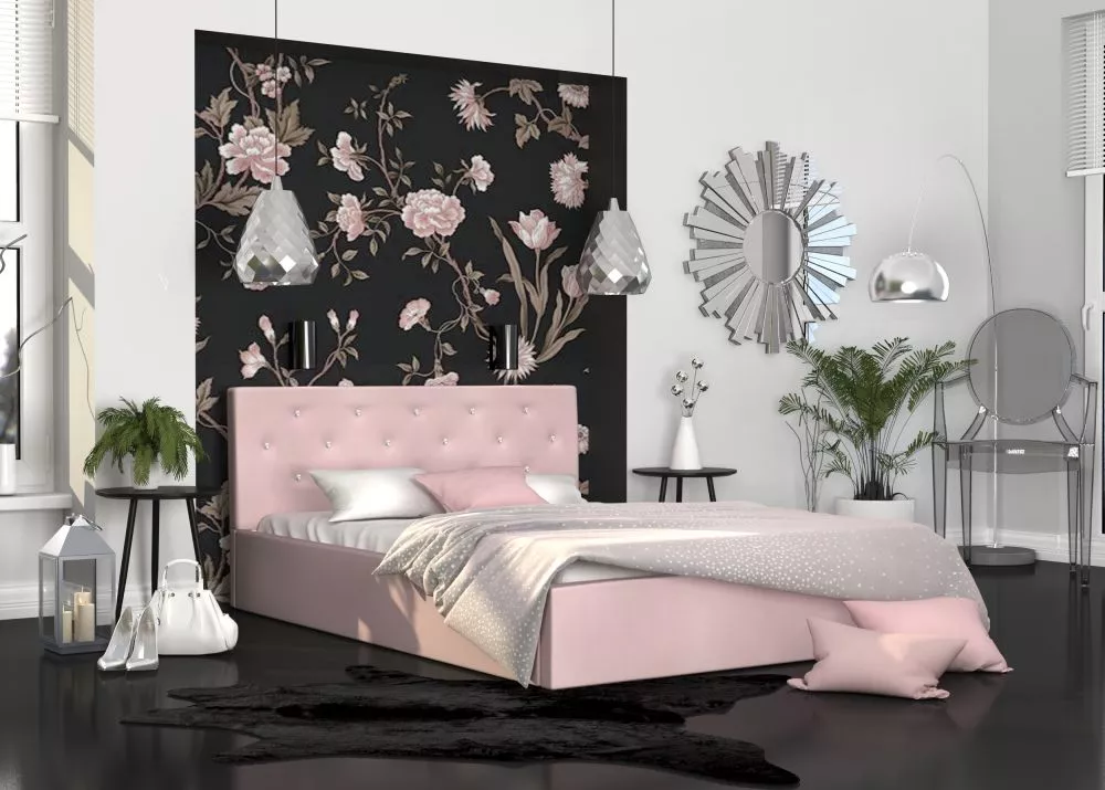 Gulta Mirage Premium Standard ar stelāžu Guļamvietas platums: 160 cm, Guļamvietas garums: 200 cm, stelāžas tips: metāla,
