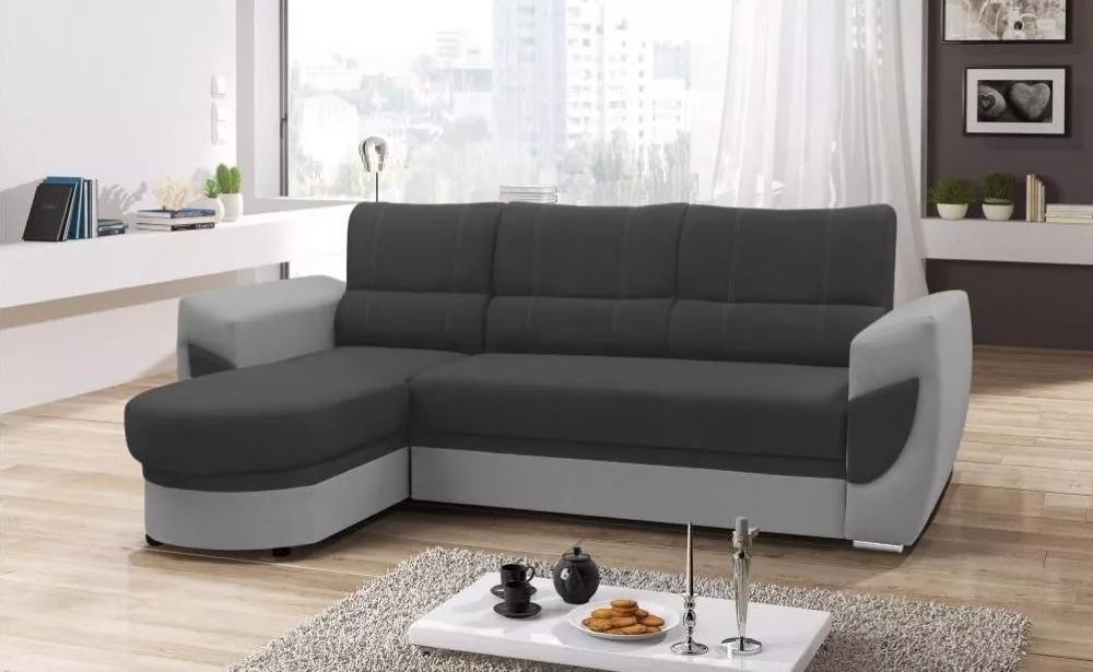 Dīvāns Trendi 1 Standard · Tumši pelēks + pelēks · 170 × 250 × 97 cm