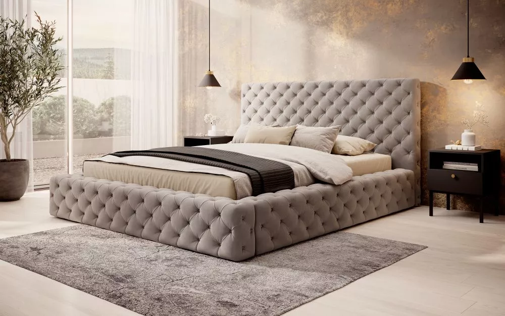 Gulta Princce Premium Standard ar stelāžu Guļamvietas platums: 160 cm, Guļamvietas garums: 200 cm, stelāžas tips: metāla