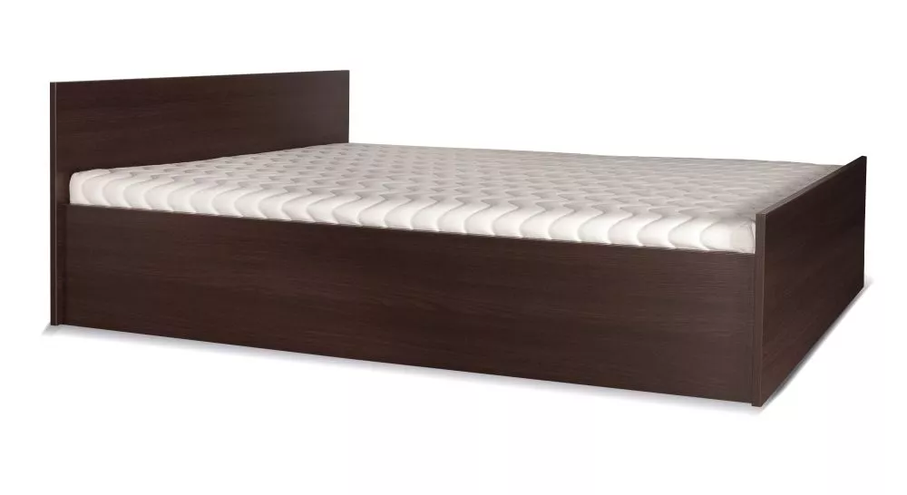 Gulta Maximus M17 ar stelāžu Guļamvietas platums: 160 cm, Guļamvietas garums: 200 cm, · Kastanis venge · 170 × 206 × 71 