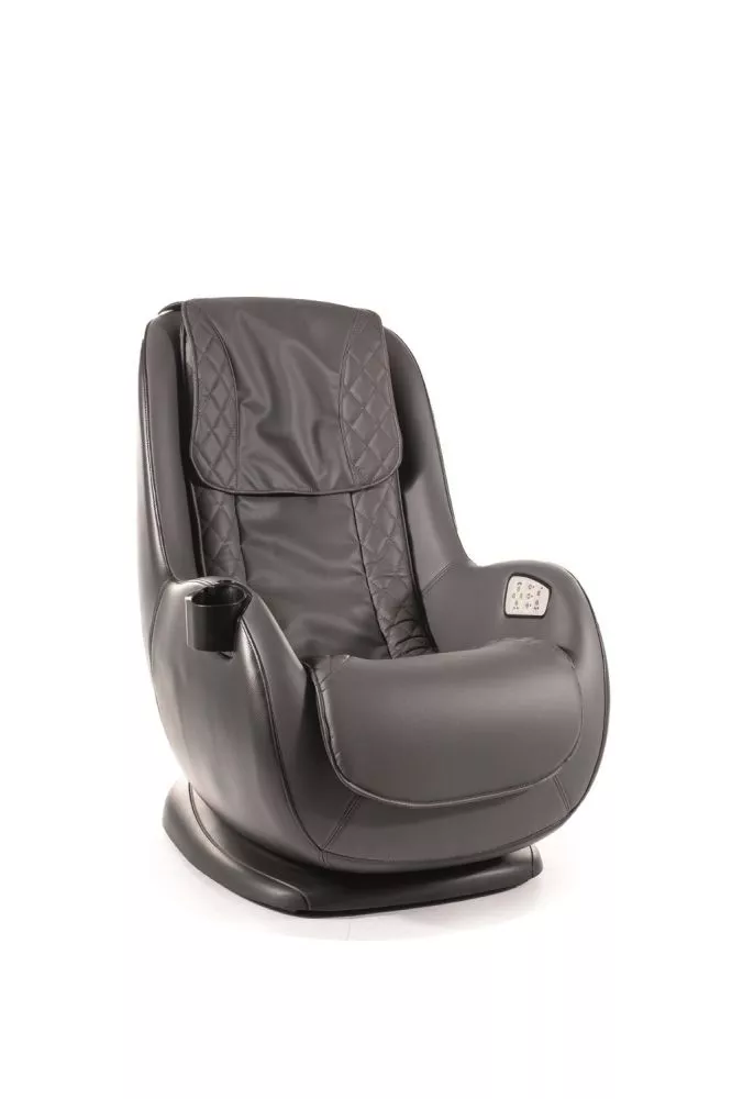 Mīksts krēsls Bugatti Elementu krāsa: melns, Korpusa krāsa: pelēks, Sēdvietas dziļums: 48 cm, · 68 × 92 × 95 cm