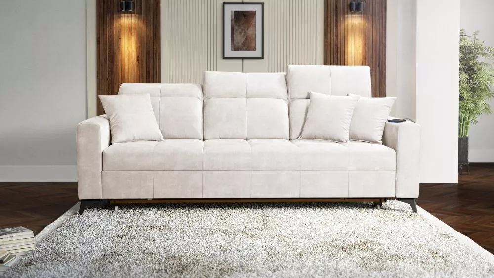 Dīvāns Inez Sofa standard · Gaiši bēšs · 100 × 235 cm