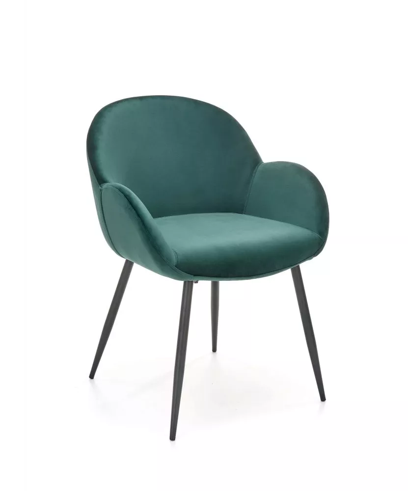 Krēsls K-480 · Tumši zaļš · 79 × 59 × 59 cm