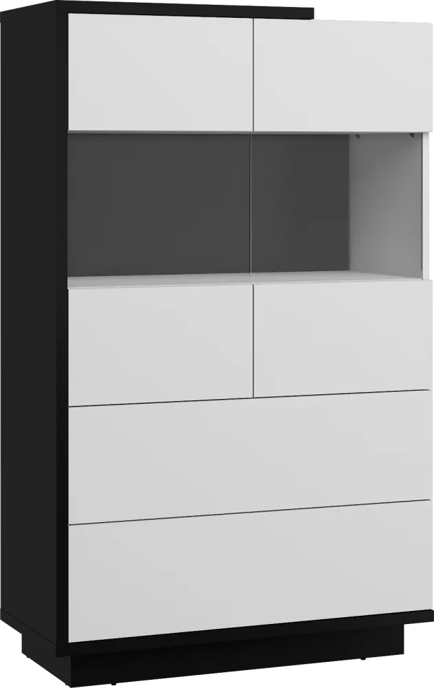 Sekcija Hybrid HYB-28 Korpusa krāsa: melns, · 90 × 40 × 147 cm