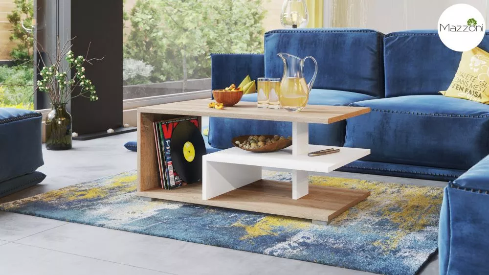 Žurnālgalds Link Modern Korpusa krāsa: sonoma, · 90 × 50 × 40 cm