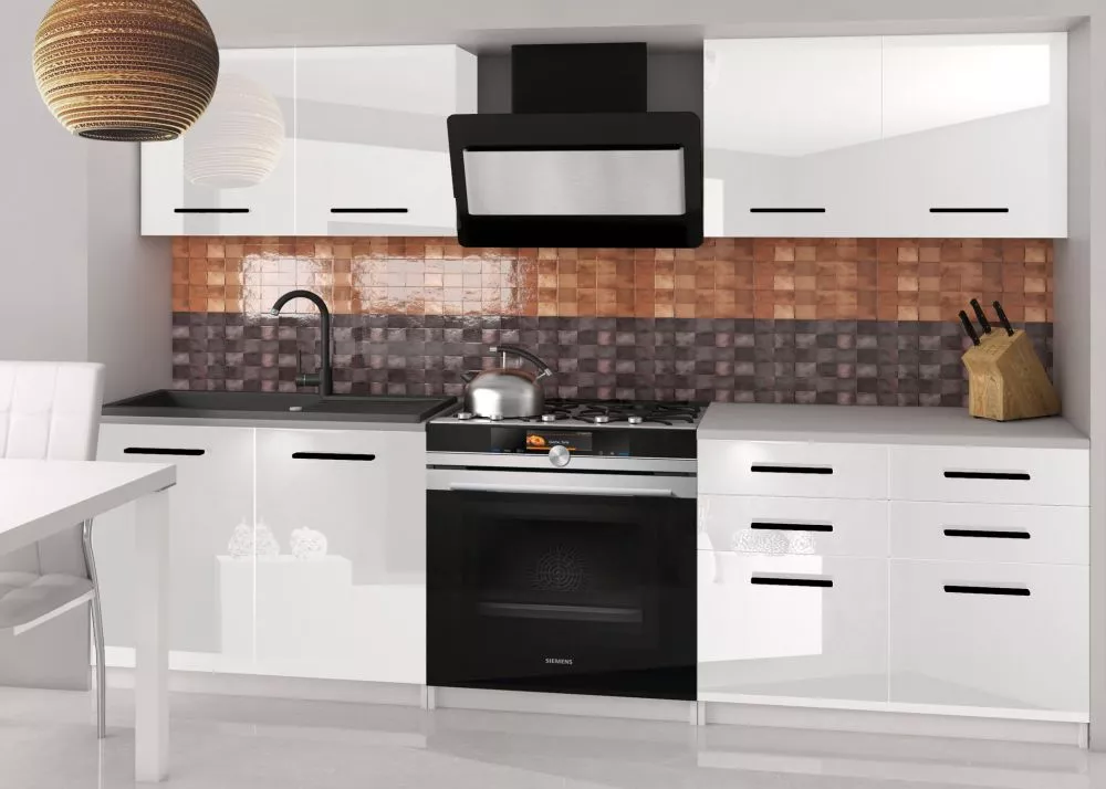 Virtuves komplekts Kompakto 2 Materiāls : lamināts + MDF plātne,