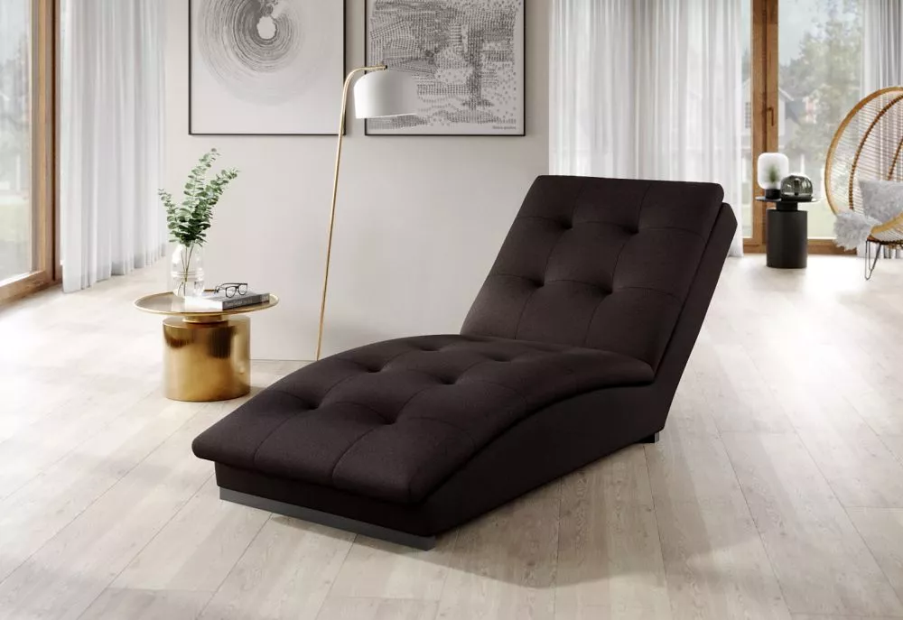Mīksts krēsls Doro Standard Sēdvietas dziļums: 116 cm, · Tumši brūns · 85 × 170 × 95 cm