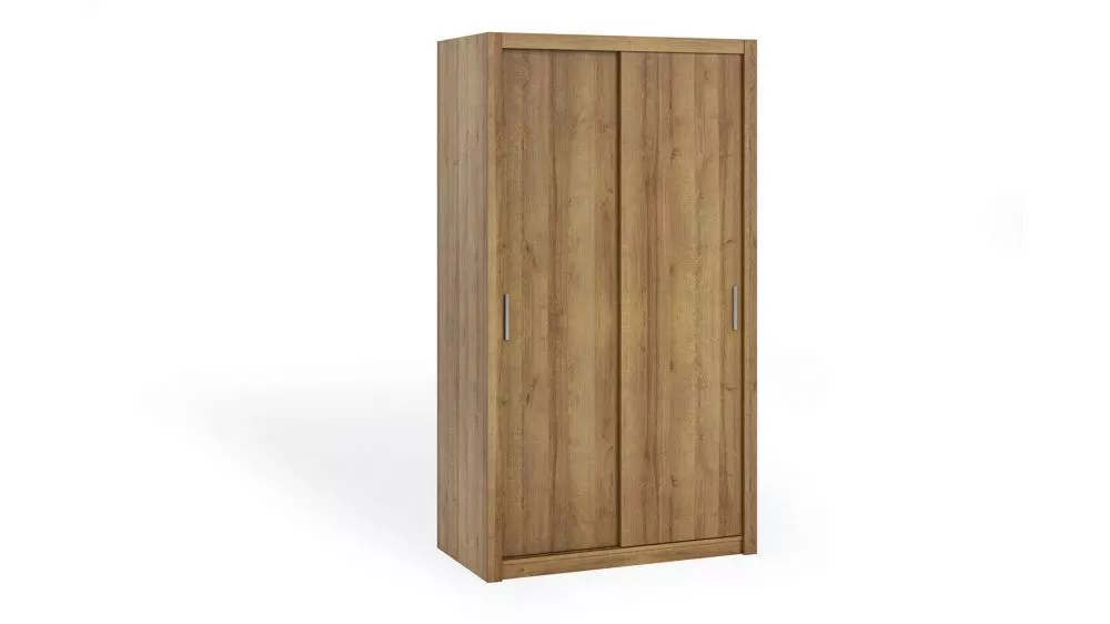 Skapis Bono BO SZ · Zelta ozols · 120 × 62 × 215 cm