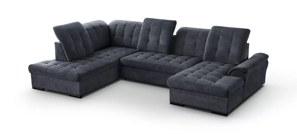 Dīvāns Kair standard · Antracīts · 225 × 343 × 89 cm
