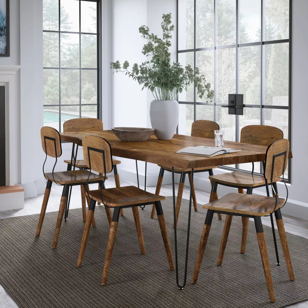 Galds Avola AV1781-79 · Kastanis · 201 × 73 × 99 cm