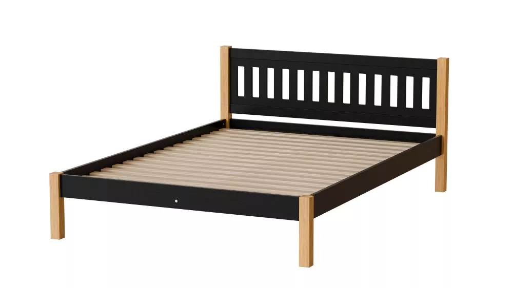 Gulta Gaja ar stelāžu Guļamvietas platums: 140 cm, Korpusa krāsa: ozols, Guļamvietas garums: 200 cm, · 147.5 × 207.5 × 8