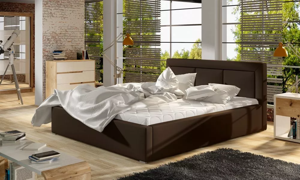 Gulta Belluno Basic standard ar stelāžu Guļamvietas platums: 200 cm, Guļamvietas garums: 200 cm, stelāžas tips: koka, · 