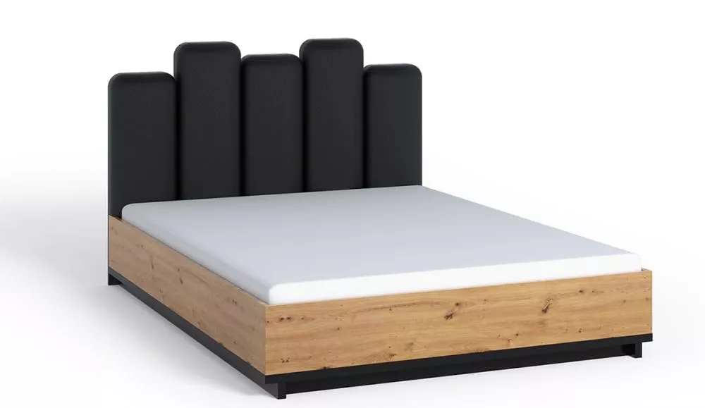 Gulta Ines Comfort ar stelāžu Guļamvietas platums: 160 cm, Korpusa krāsa: ozols artisan, Guļamvietas garums: 200 cm, · 1