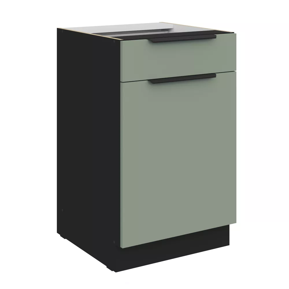 Virtuves skapis Aria Aquamarine 50 D 1F 1S BB