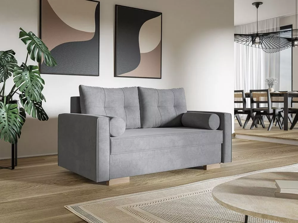 Dīvāns Comfort 2 2S Standard · Pelēks · 90 × 160 × 86 cm