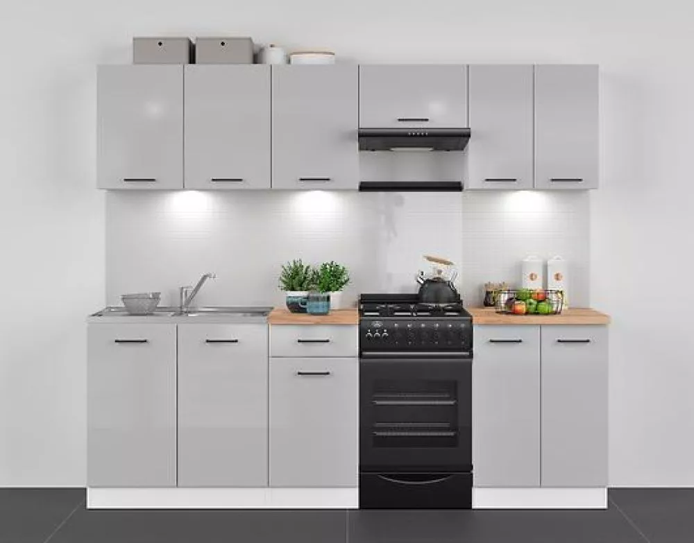 Virtuves komplekts Junona Line 240 Premium Gloss Materiāls : MDF + LKSP plātne,