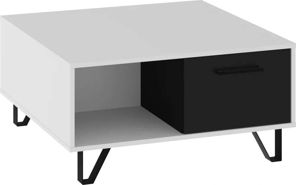 Žurnālgalds Boss BOS-06 Korpusa krāsa: balts, · 90 × 85 × 46 cm