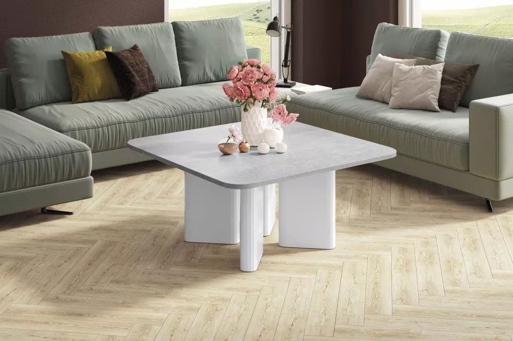 Žurnālgalds Diverso Matte Korpusa krāsa: betons, · 80 × 80 × 50 cm