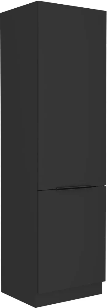Virtuves skapis Siena 60 LO-210 2F · Melna