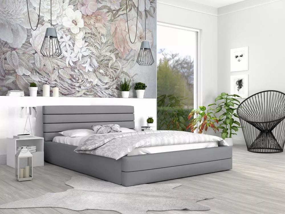 Gulta Virginia Basic Standard ar stelāžu Guļamvietas platums: 180 cm, Guļamvietas garums: 200 cm, stelāžas tips: koka, ·