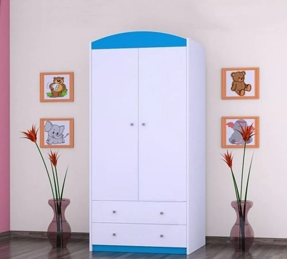 Bērnu skapis Happy SZ06-B · 88 × 54 × 187 cm