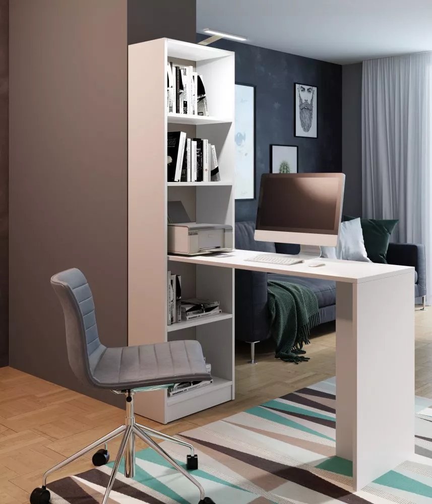 Galds Smart B-1 · Balts · 125 × 183 × 50 cm