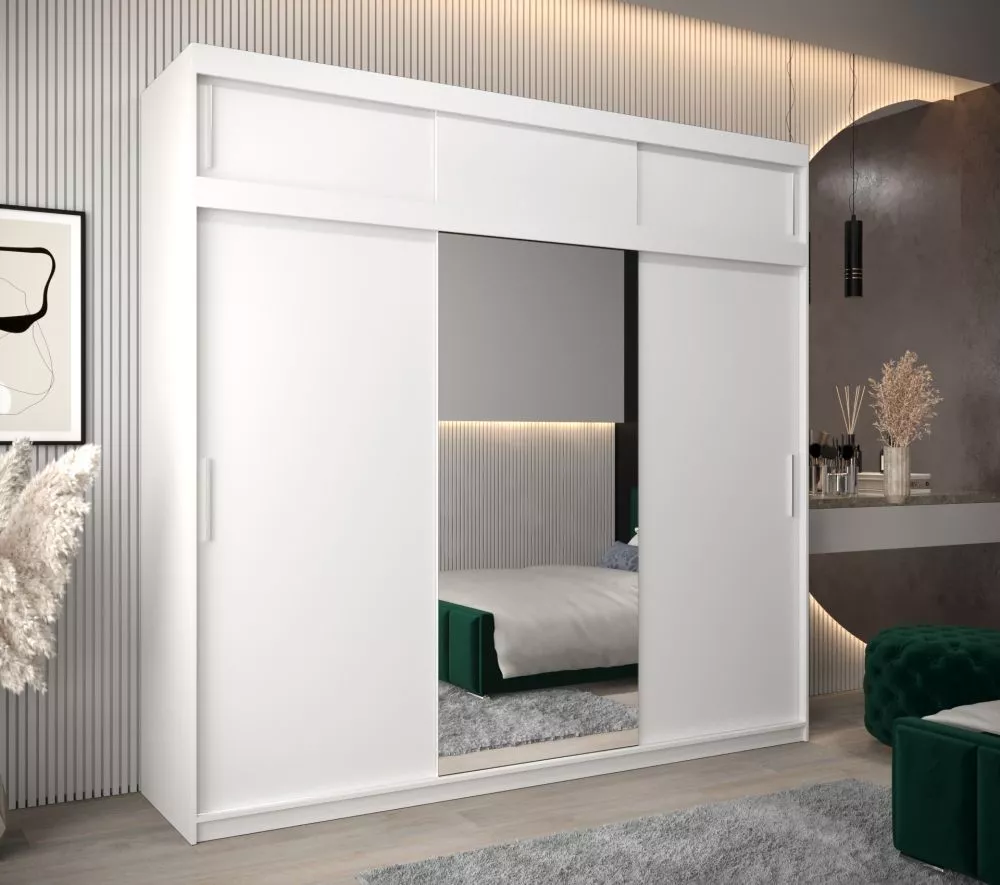 Skapis Tokyo 1 Plus · Balts · 250 × 62 × 240 cm