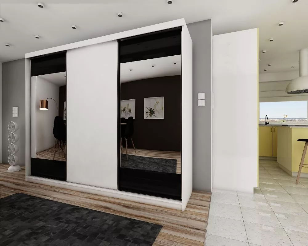 Skapis Top 34 ar LED · Balts · 250 × 62 × 200 cm