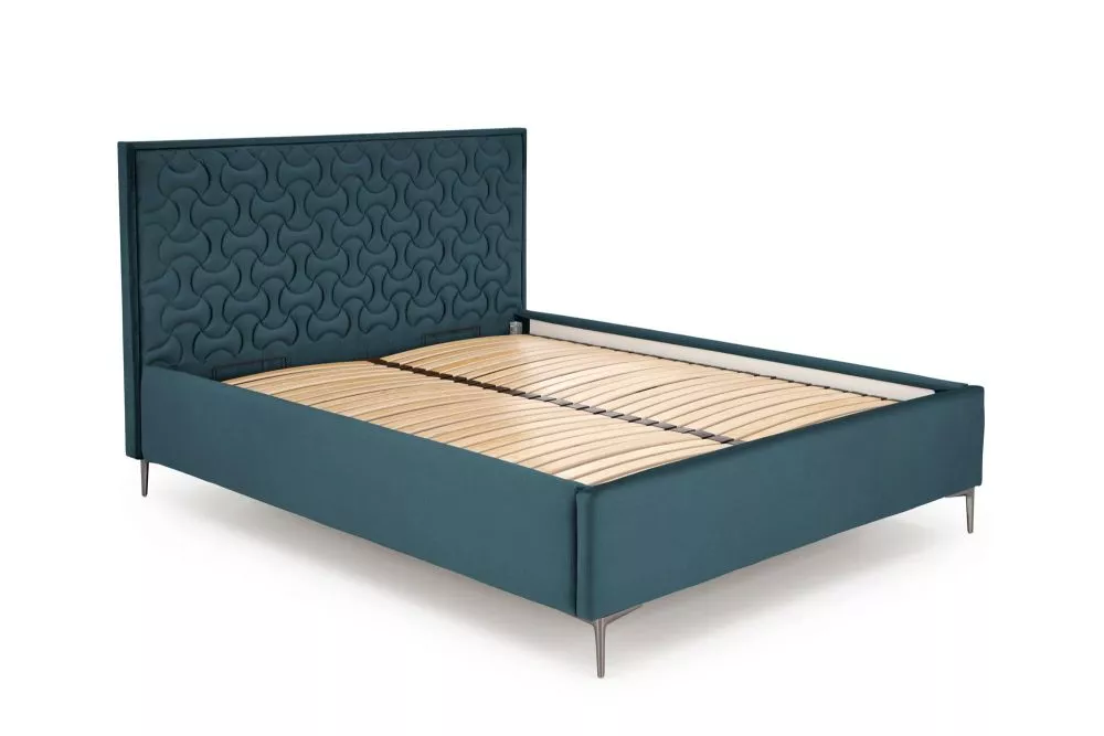 Gulta Modulo 2 160x200 ar stelāžu Guļamvietas platums: 160 cm, Guļamvietas garums: 200 cm, · Zaļš · 175 × 216 × 120 cm