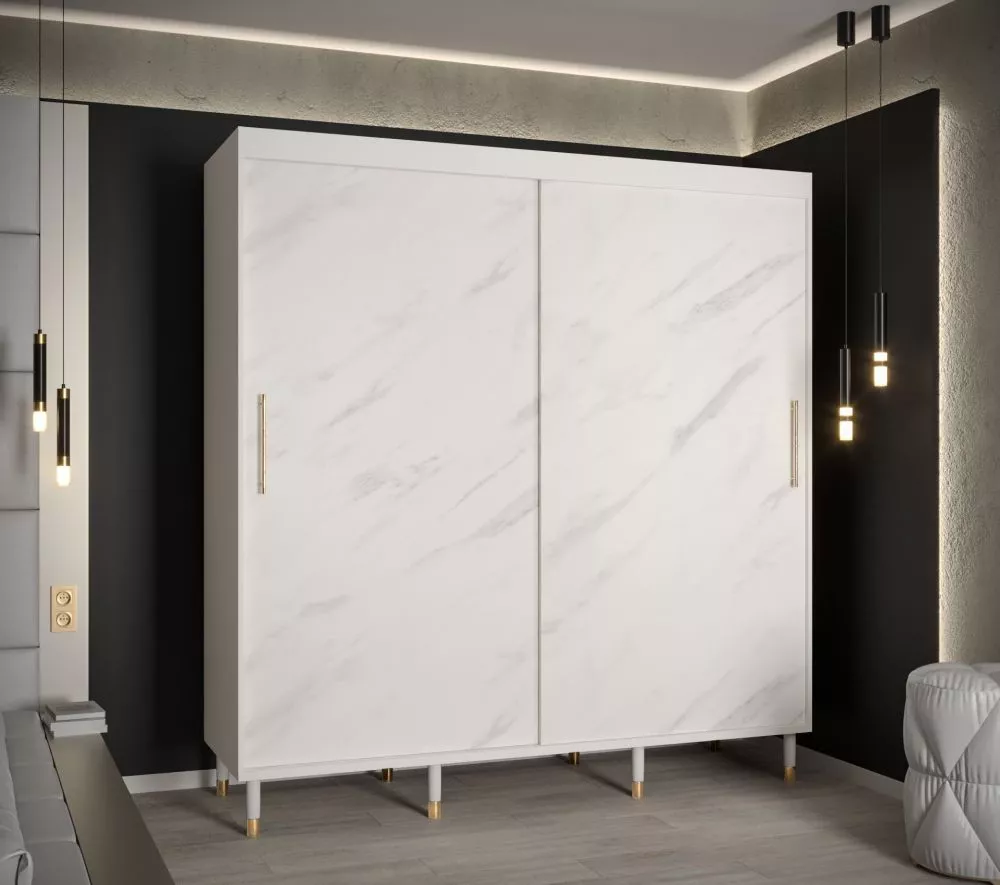 Skapis Calipso Marmur · 200 × 62 × 208 cm