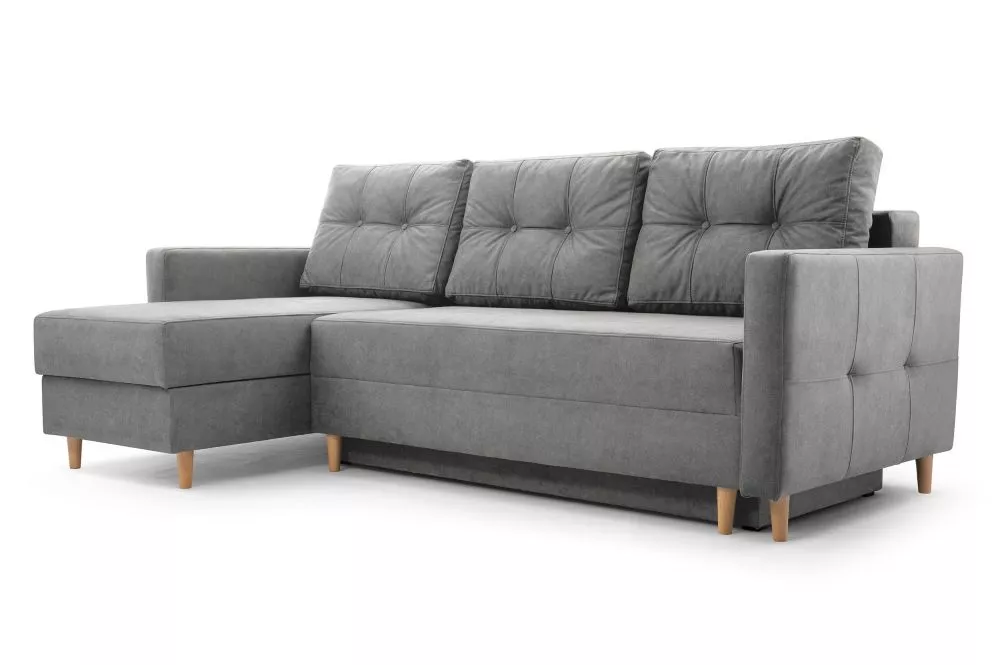 Dīvāns Metro Relax Standard · Gaiši pelēks · 146 × 233 × 96 cm
