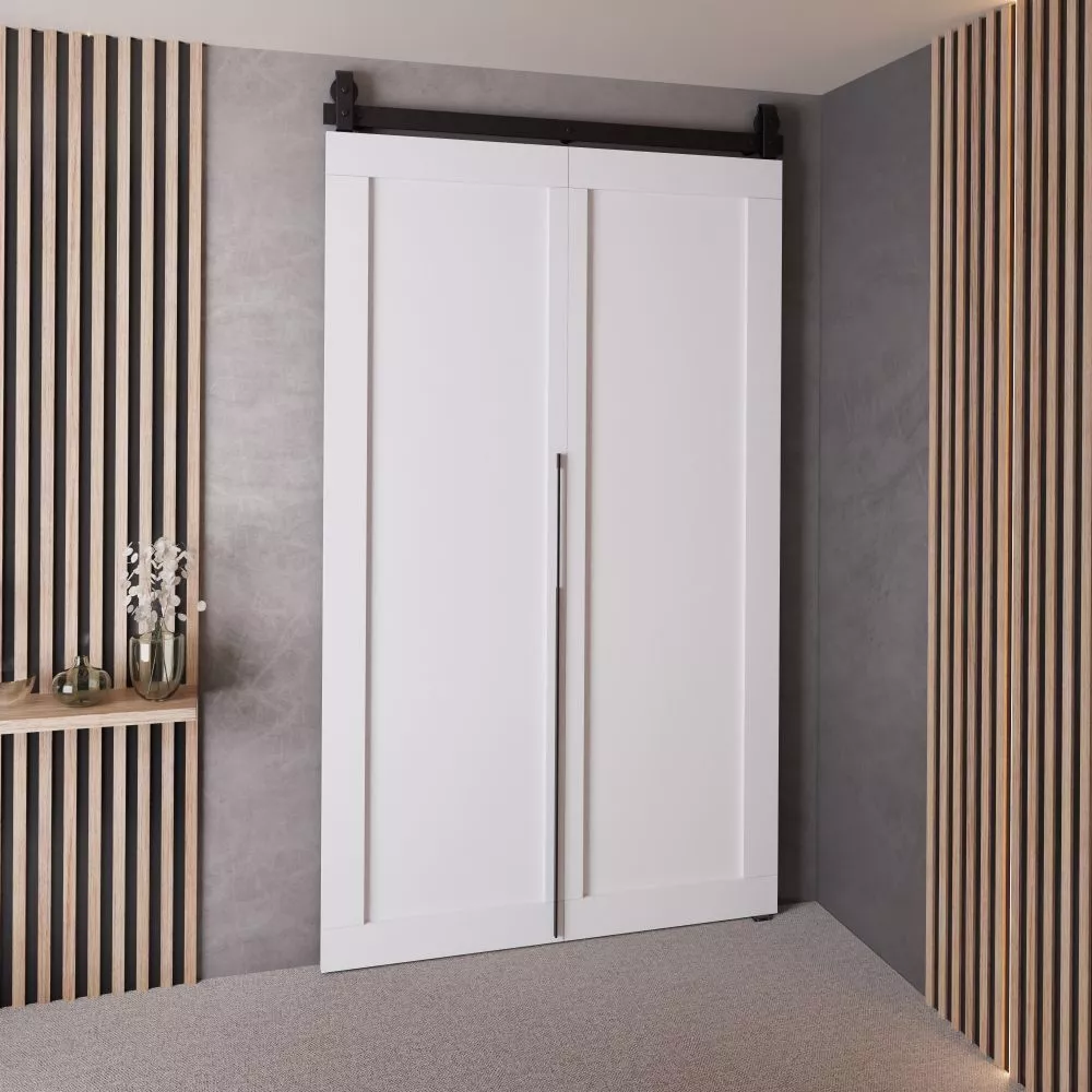 Bīdāmās durvis Qudio Loft-1 · Balts · 106 × 205 cm