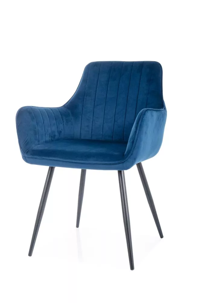 Krēsls Apple Velvet · Zils · 85 × 57 × 47 cm
