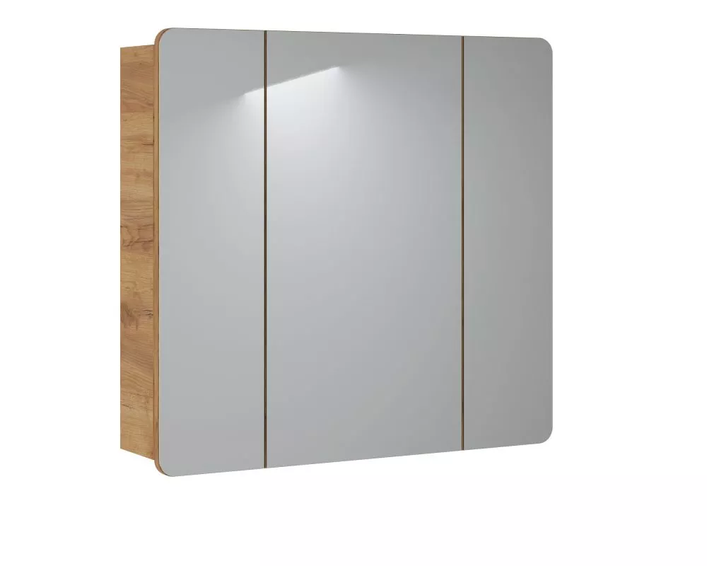 Vannas istabas skapītis Aruba White 843 · Ozols kraft · 80 × 75 × 16 cm