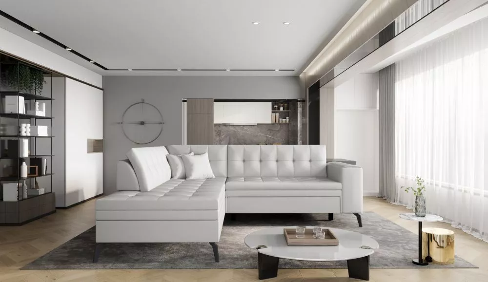 Dīvāns Lanvin Standard · Balts · 210 × 260 × 93 cm