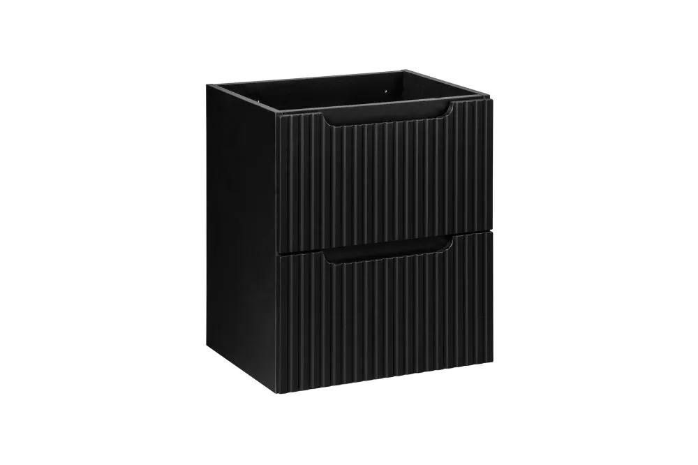 Vannas istabas skapītis Nova 82-2S · Melns · 50 × 57 × 39 cm