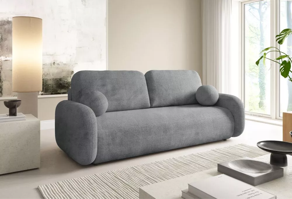 Dīvāns Leo Premium Standard · Pelēks · 92 × 220 × 90 cm
