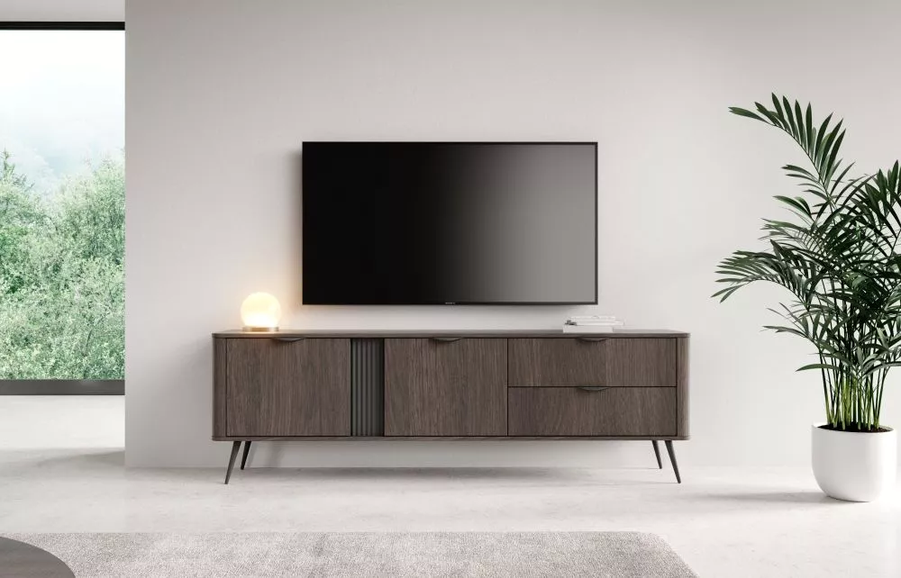 TV tumba Veris E · 195 × 38 × 61 cm