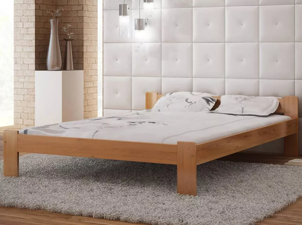 Gulta Celinka ar stelāžu Guļamvietas platums: 160 cm, Guļamvietas garums: 200 cm, · Alksnis · 168 × 207 × 50 cm