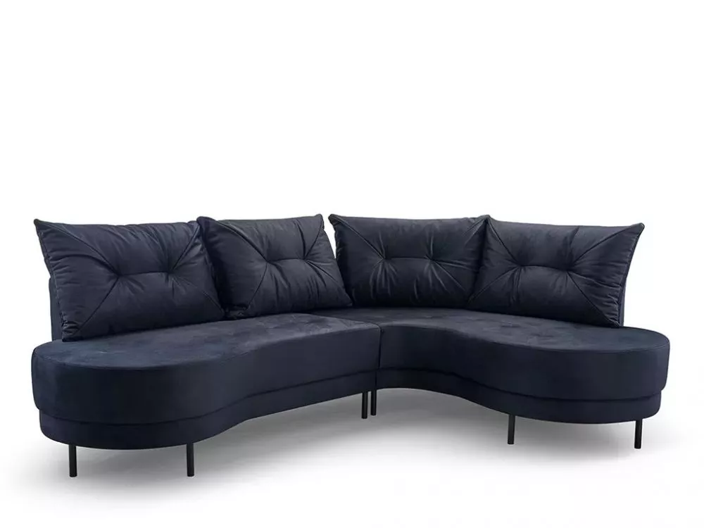 Dīvāns Abibi Standard · Melns · 227 × 287 × 96 cm