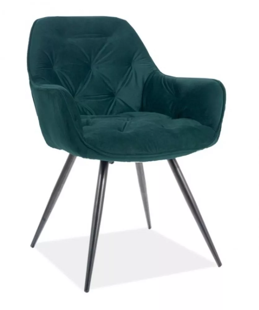 Krēsls Cherry Matt Velvet · Zaļš · 87 × 57 × 43 cm