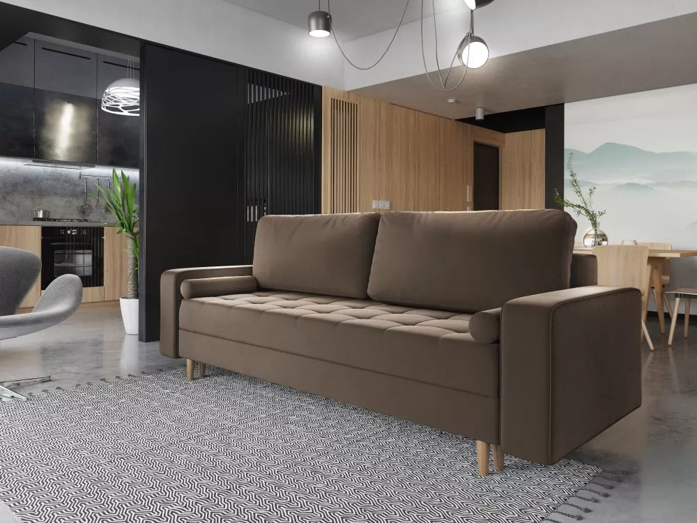 Dīvāns Prima Sofa standard · Bēšs · 91 × 238 × 90 cm