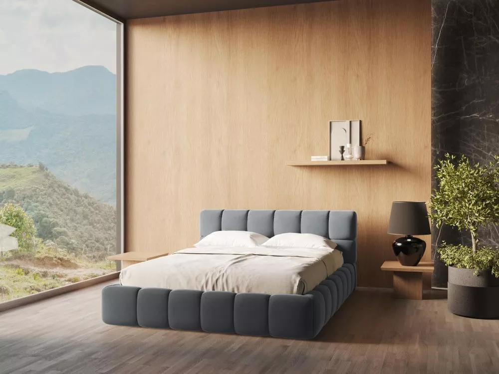 Gulta Nalu Premium Standard ar stelāžu Guļamvietas platums: 140 cm, Guļamvietas garums: 200 cm, stelāžas tips: metāla, ·